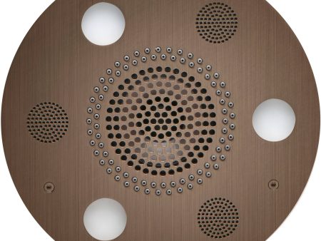 ThermaSol Serenity Light, Sound, Rain System Round in Antique Nickel Finish For Cheap