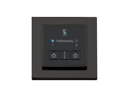 ThermaSol Easy Start Control Square in Matte Black Finish Discount