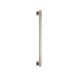 ThermaSol Shower Rail W integral Water Way Square in Satin Nickel Finish For Discount