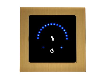 ThermaSol MicroTouch Controller Square in Antique Brass Finish Online