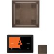 ThermaSol wellness Hydrovive Steam Package with 10  ThermaTouch Square in Oil Rubbed Bronze Finish Online