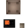 ThermaSol wellness Hydrovive Steam Package with 7  ThermaTouch Square in Antique Copper Finish For Discount