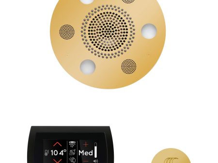 ThermaSol Wellness Steam Package with SignaTouch Round in Polished Gold Finish Discount