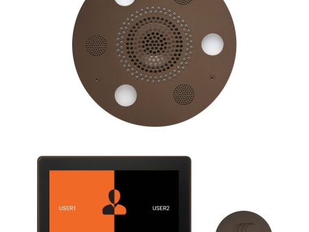 ThermaSol Wellness Steam Package with 10  ThermaTouch Round in Oil Rubbed Bronze Finish For Cheap