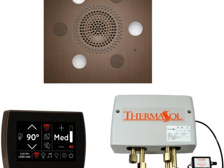 ThermaSol Wellness Shower Package with SignaTouch Square in Antique Nickel Finish Online now