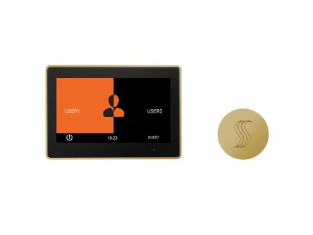 ThermaSol ThermaTouch 10  Control Kit Round in Polished Brass Finish Online Hot Sale