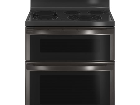 GE Profile™ 30  Smart Free-Standing Electric Double Oven Convection Range with No Preheat Air Fry For Sale