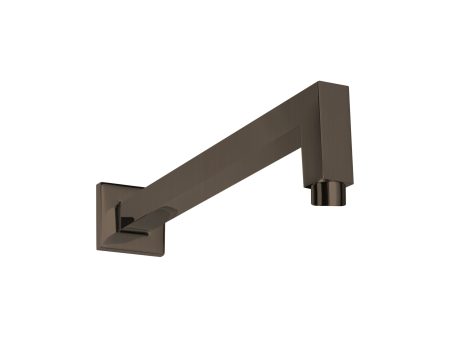 ThermaSol 16  - 90 Degree Wall Shower Arm Square in Oil Rubbed Bronze Finish Online Hot Sale