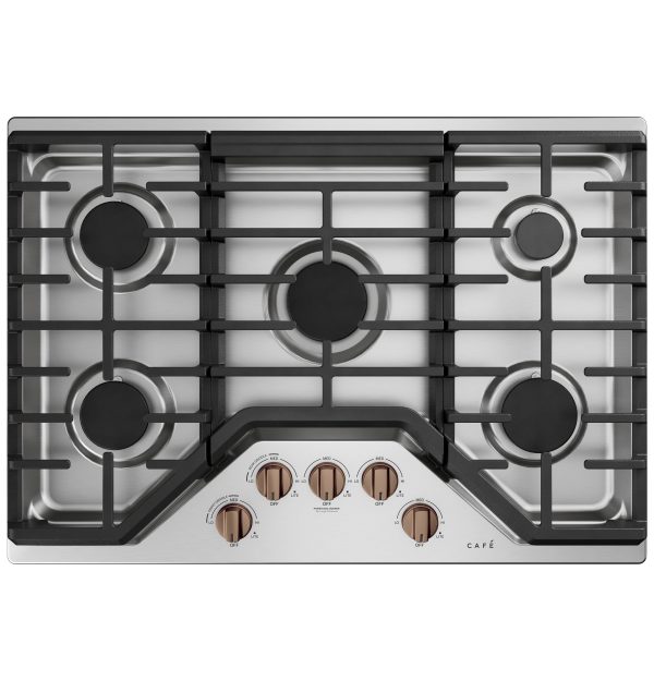 Café™ 5 Gas Cooktop Knobs - Brushed Copper For Cheap