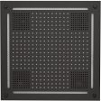 ThermaSol Hydrovive Light, Sound, Rain system Square in Matte Black Finish Online Sale