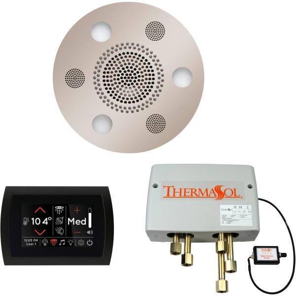 ThermaSol Wellness Shower Package with SignaTouch Round in Polished Nickel Finish Online now