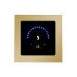 ThermaSol MicroTouch Controller Square in Polished Brass Finish Hot on Sale