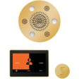 ThermaSol Wellness Steam Package with 10  ThermaTouch Round in Polished Gold Finish Fashion