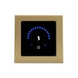 ThermaSol MicroTouch Controller Square in Satin Brass Finish For Cheap