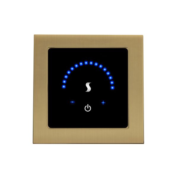 ThermaSol MicroTouch Controller Square in Satin Brass Finish For Cheap