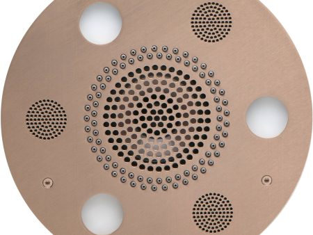 ThermaSol Serenity Light, Sound, Rain System Round in Satin Nickel Finish Fashion