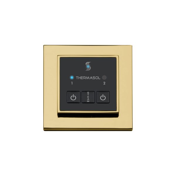 ThermaSol Easy Start Control Square in Polished Gold Finish Online now