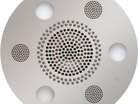 ThermaSol Serenity Light, Sound, Rain System Round in Polished Chrome Finish Hot on Sale