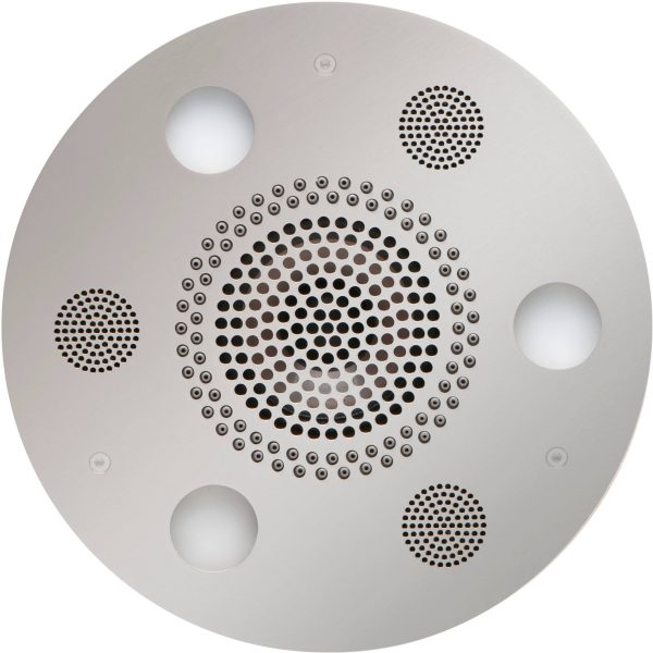 ThermaSol Serenity Light, Sound, Rain System Round in Polished Chrome Finish Hot on Sale