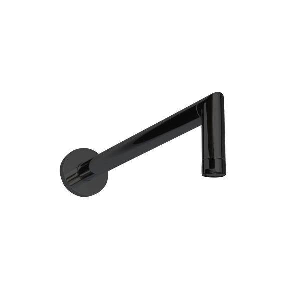 ThermaSol 16  - 90 Degree Wall Shower Arm Round in Matte Black Finish Online Hot Sale