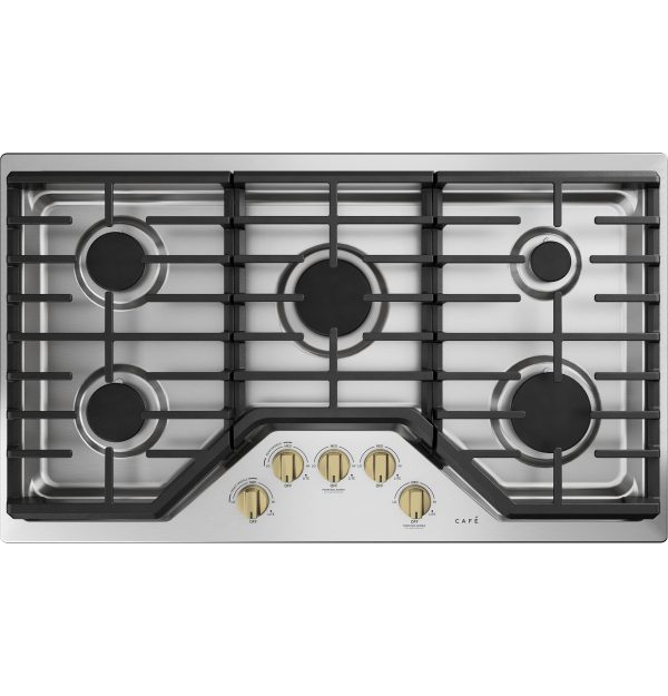 Café™ 5 Gas Cooktop Knobs - Brushed Brass Online