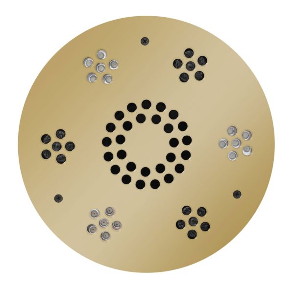 ThermaSol Serenity Light and Music System Traditional - Polished Brass in Polished Brass Finish For Discount