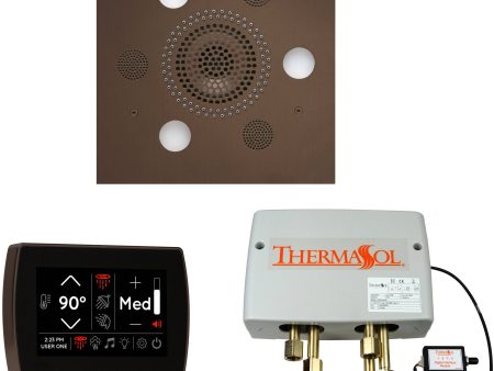 ThermaSol Wellness Shower Package with SignaTouch Square in Oil Rubbed Bronze Finish Online