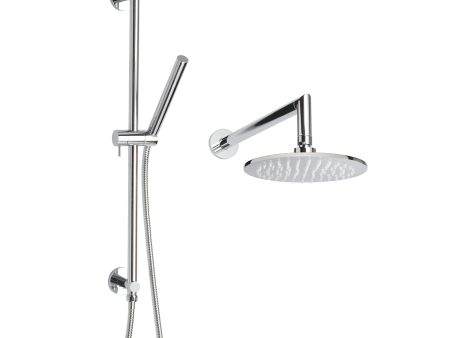 ThermaSol Complete Shower Package Round in Polished Chrome Finish Hot on Sale