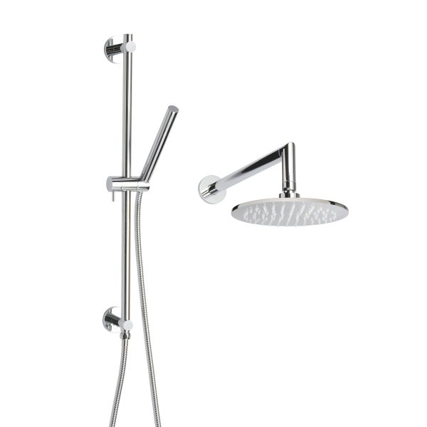 ThermaSol Complete Shower Package Round in Polished Chrome Finish Hot on Sale