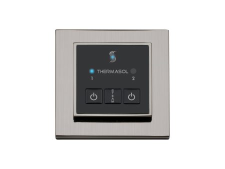 ThermaSol Easy Start Control Square in Satin Chrome Finish Online