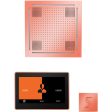 ThermaSol wellness Hydrovive Steam Package with 10  ThermaTouch Square in Copper Finish Online