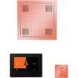 ThermaSol wellness Hydrovive Steam Package with 7  ThermaTouch Square in Copper Finish on Sale