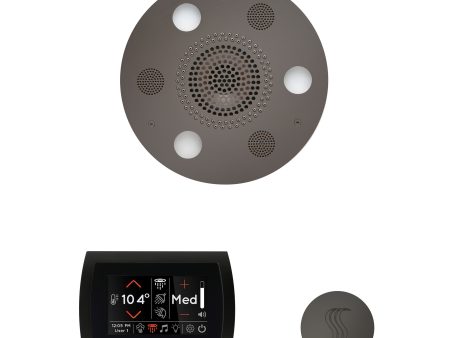 ThermaSol Wellness Steam Package with SignaTouch Round in Black Nickel Finish Cheap