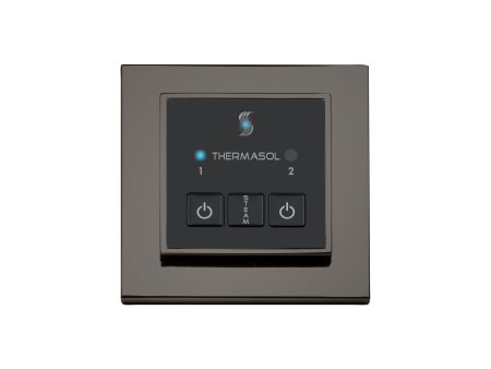 ThermaSol Easy Start Control Square in Black Nickel Finish Online now