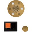 ThermaSol Wellness Steam Package with 7  ThermaTouch Round in Antique Brass Finish For Discount