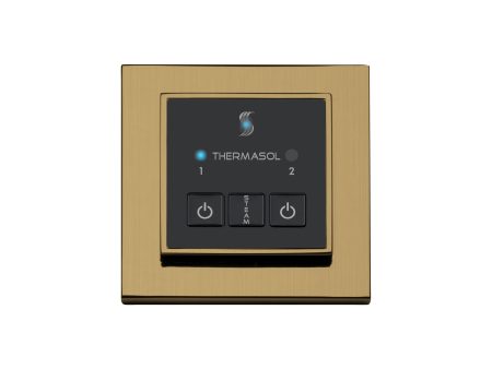 ThermaSol Easy Start Control Square in Satin Brass Finish Sale