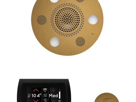 ThermaSol Wellness Steam Package with SignaTouch Round in Antique Brass Finish For Discount