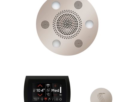 ThermaSol Wellness Steam Package with SignaTouch Round in Polished Nickel Finish For Cheap