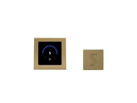 ThermaSol MicroTouch Control Kit Square in Satin Brass Finish Fashion