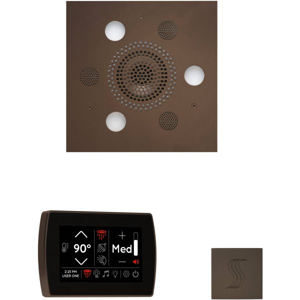 ThermaSol Wellness Steam Package with SignaTouch Square in Oil Rubbed Bronze Finish on Sale