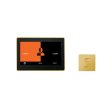 ThermaSol ThermaTouch 10  Control Kit Square in Polished Gold Finish For Cheap