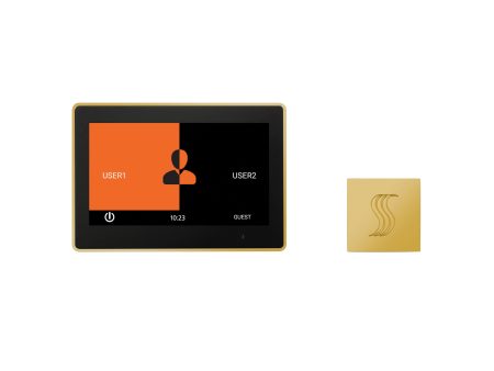 ThermaSol ThermaTouch 10  Control Kit Square in Polished Gold Finish For Cheap