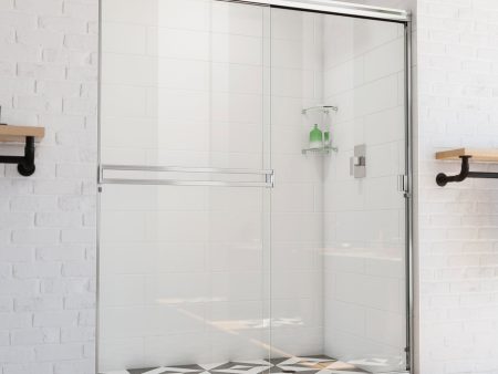 DreamLine Alliance Pro BG 56 - 60 inch W x 70 3 8 inch H Semi-Frameless Bypass Shower Door Fashion