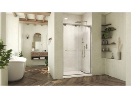 DreamLine Abbey 44 - 48 inch W x 76 inch H Semi-Frameless Bypass Shower Door For Cheap