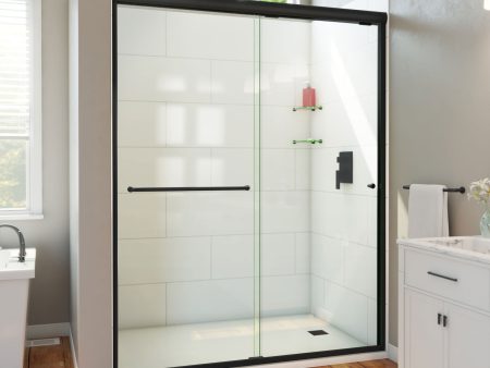 DreamLine Alliance Pro HV 56 - 60 inch W x 76 1 2 inch H Semi-Frameless Bypass Shower Door Cheap