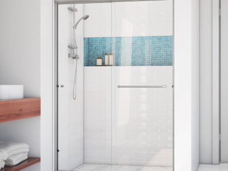 DreamLine Alliance Pro LT 44 - 48 inch W x 70 3 8 inch H Semi-Frameless Bypass Shower Door For Sale