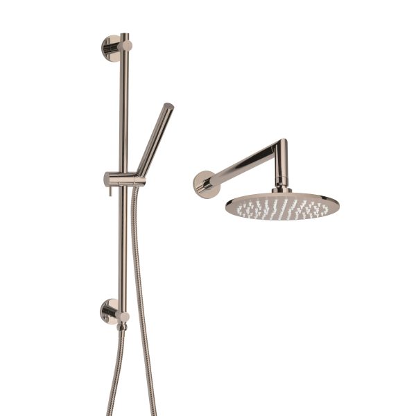 ThermaSol Complete Shower Package Round in Satin Nickel Finish on Sale