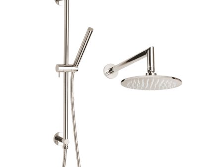 ThermaSol Complete Shower Package Round in Polished Nickel Finish Online Hot Sale