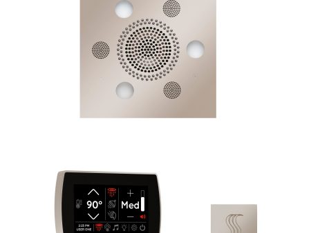 ThermaSol Wellness Steam Package with SignaTouch Square in Polished Nickel Finish Discount