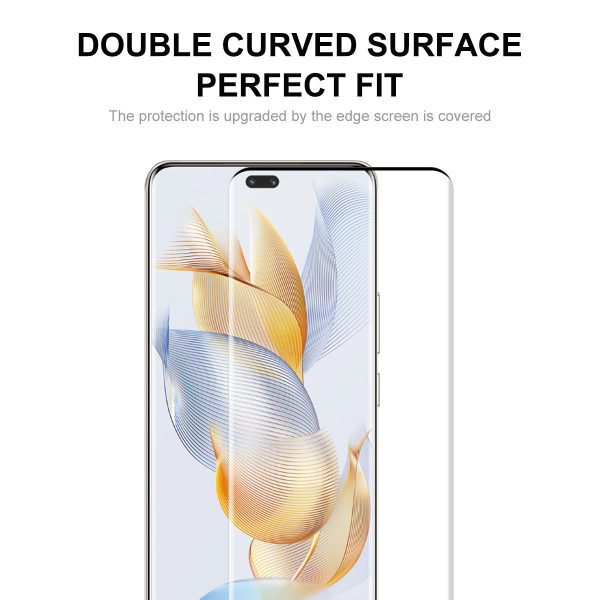 ENKAY HAT PRINCE For Honor 90 Pro 3D Curved Tempered Glass Film Side Glue HD Clear Full Screen Protector For Discount